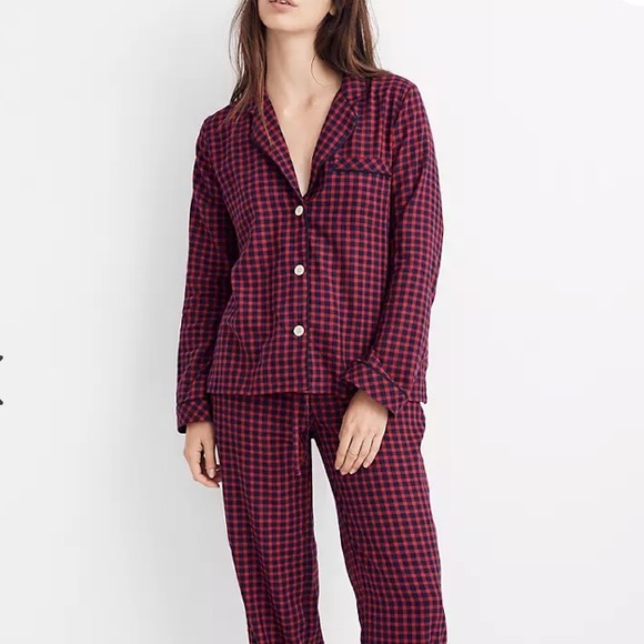 Madewell Other - Madewell Bedtime Pajama Gingham check plaid XXL